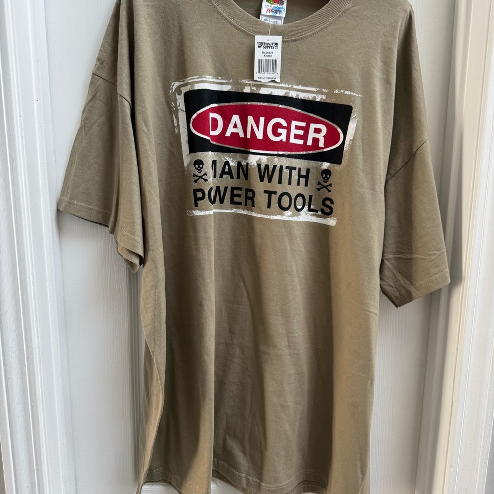 Humor Graphic T-Shirt | Danger Power Tools